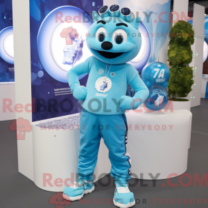 Personnage mascotte de Cyan...