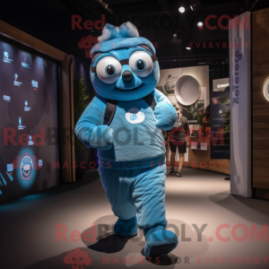 Disfraz de mascota de Cyan...