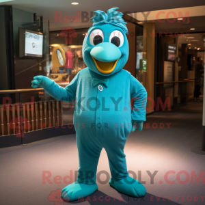 Disfraz de mascota Teal...