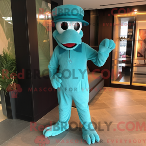 Postava maskota Teal Aglet...