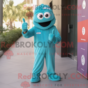 Disfraz de mascota Teal...