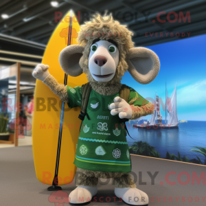 Costume de mascotte d Olive...
