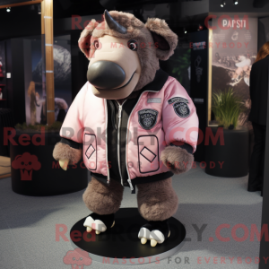 Roze wollige neushoorn...
