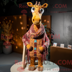 Máscara de girafa de...