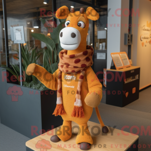 Máscara de girafa de...