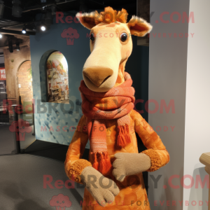 Máscara de girafa de...