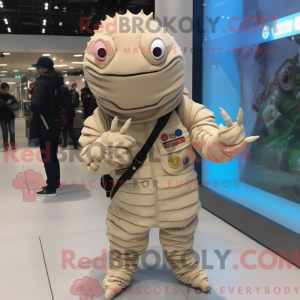 Mascotte de Trilobite beige...