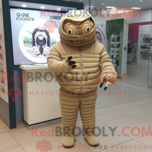 Máscara bege Trilobite com...