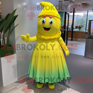 Lemon Yellow Rainbow mascot...