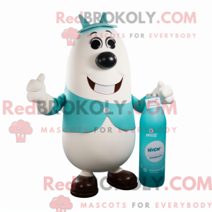 Turquoise Bottle Of Milk...