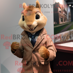 Tan Squirrel maskot...