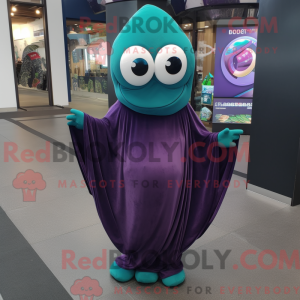 Teal Eggplant mascot...