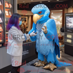 Disfraz de mascota Sky Blue...