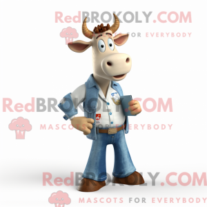 Disfraz de mascota de vaca...
