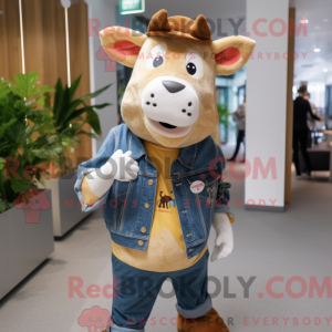 Costume mascotte de vache...