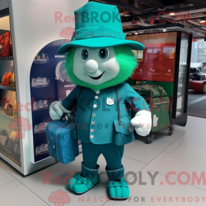 Blågrønn Leprechaun Hat...