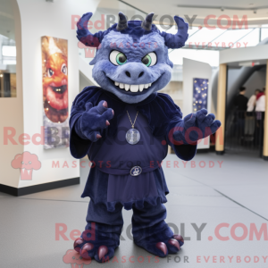 Navy Demon maskot...