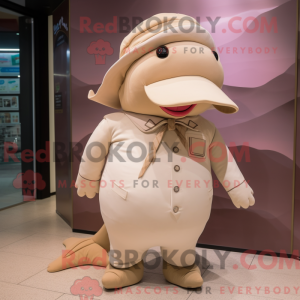 Personaggio mascotte balena...