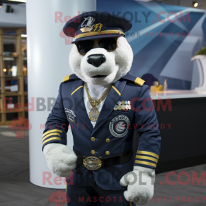 Disfraz de mascota Navy...