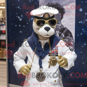 Disfraz de mascota Navy...