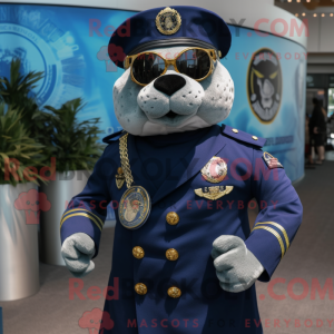 Navy Navy Seal mascot...