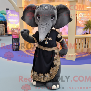 Black Elephant maskot...