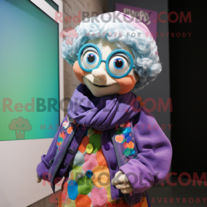 Fantasia de mascote Momentum com cardigã e presilhas de cachecol - Mascotes Momentum - REBROKO_230774 - RedBrokoly.com