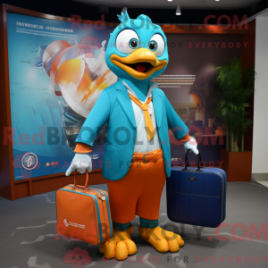 Disfraz de mascota mandarín...