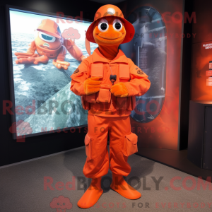 Disfraz de mascota Orange...