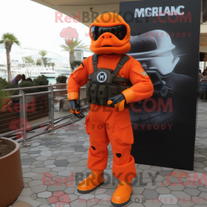 Máscara Orange Marine Recon...