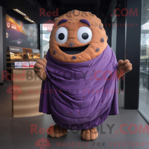 Purple Croissant mascot...