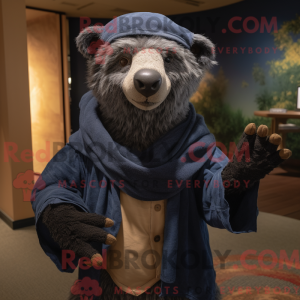 Maskotka Navy Sloth Bear w...