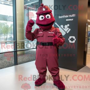 Postava maskota Maroon Army...