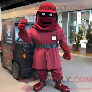 Postava maskota Maroon Army...