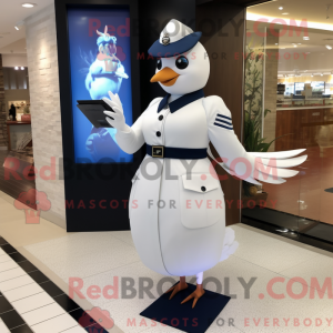 Maskottchenkostüm Navy Dove...