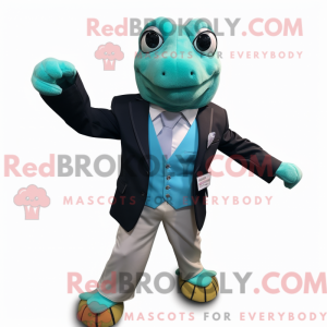 Turquoise Turtle mascot...