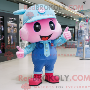 Sky Blue Pink mascot...