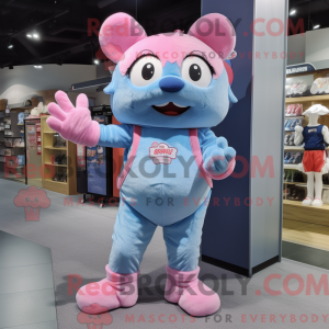 Sky Blue Pink mascot...