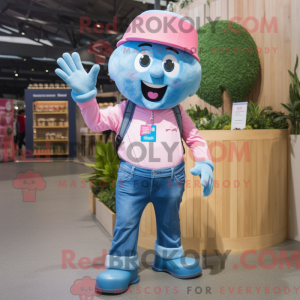 Sky Blue Pink mascot...
