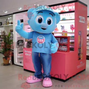 Disfraz de mascota Sky Blue...