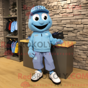 Disfraz de mascota Sky Blue...