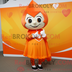 Maskotdraktfigura Orange...