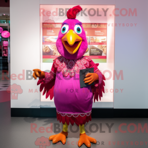 Disfraz de mascota Magenta...