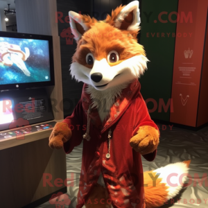 Red Fox-maskotdraktfigure...