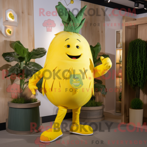Gul Beet Maskot Kostyme...