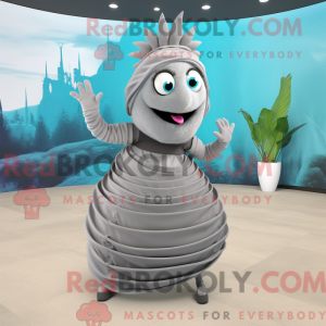 Grå Trilobite maskot...