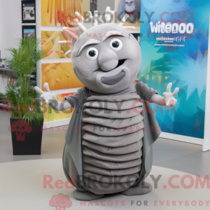 Grå Trilobite maskot...