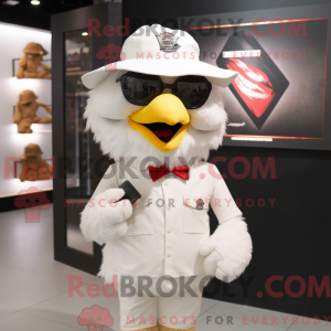 White Fried Chicken mascot...