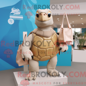 Beige zeeschildpad...