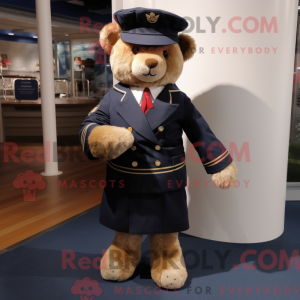 Máscara de urso de pelúcia...